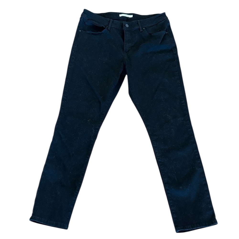 Levi’s Black Classic Mid Rise Skinny‎ Jeans Size 16
